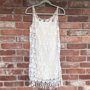 Off-White Lace Dress